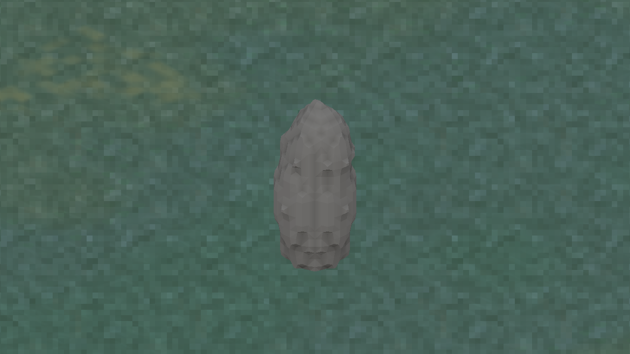 In-game view of Cliff Trim Corner Inner.