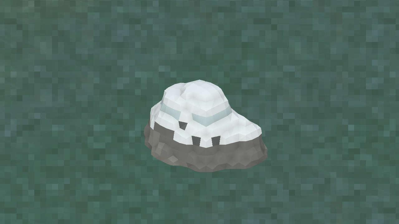 In-game view of Rock Snow 01.