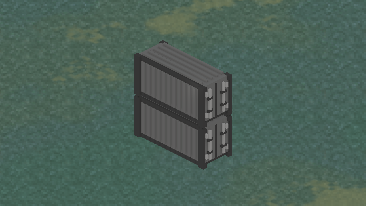 In-game view of Stacked Shipping Containers.