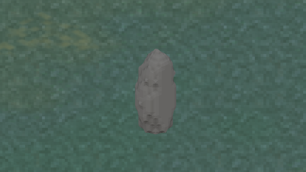 In-game view of Cliff Trim End Cap.
