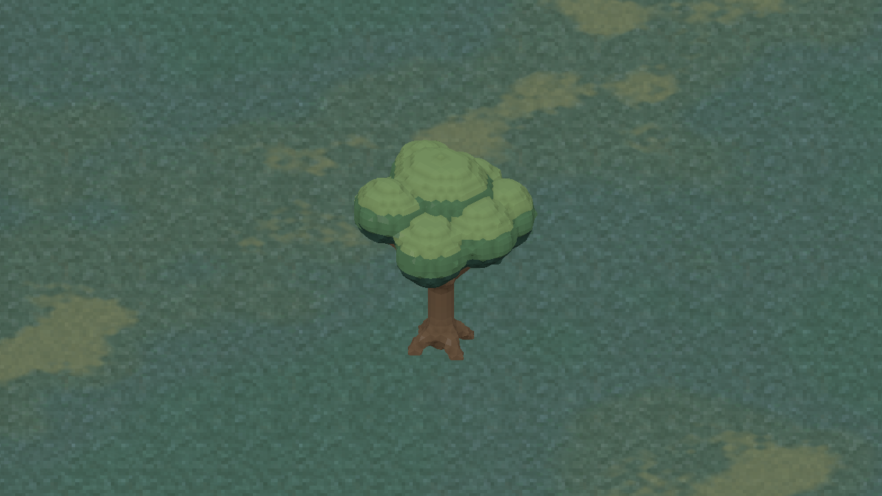 In-game view of Oak.