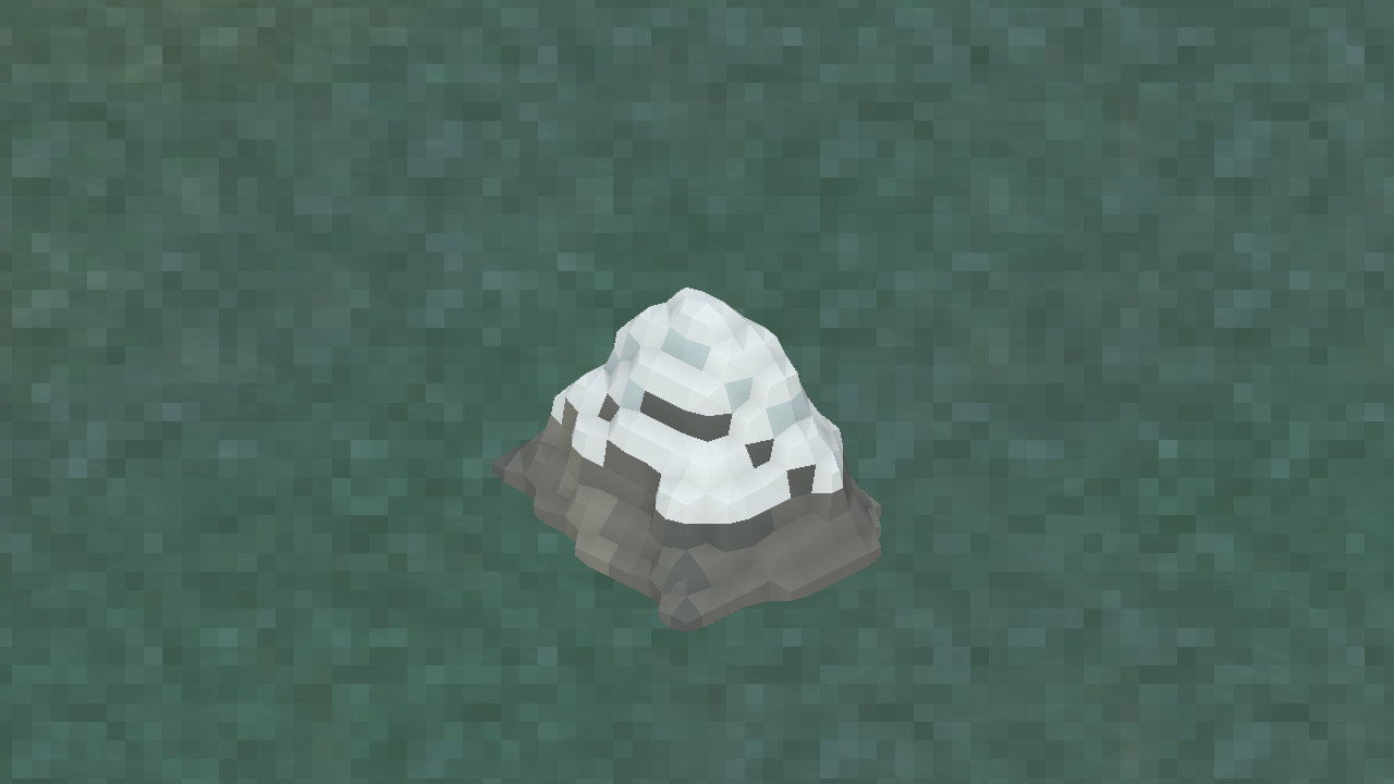 In-game view of Rock Snow 02.