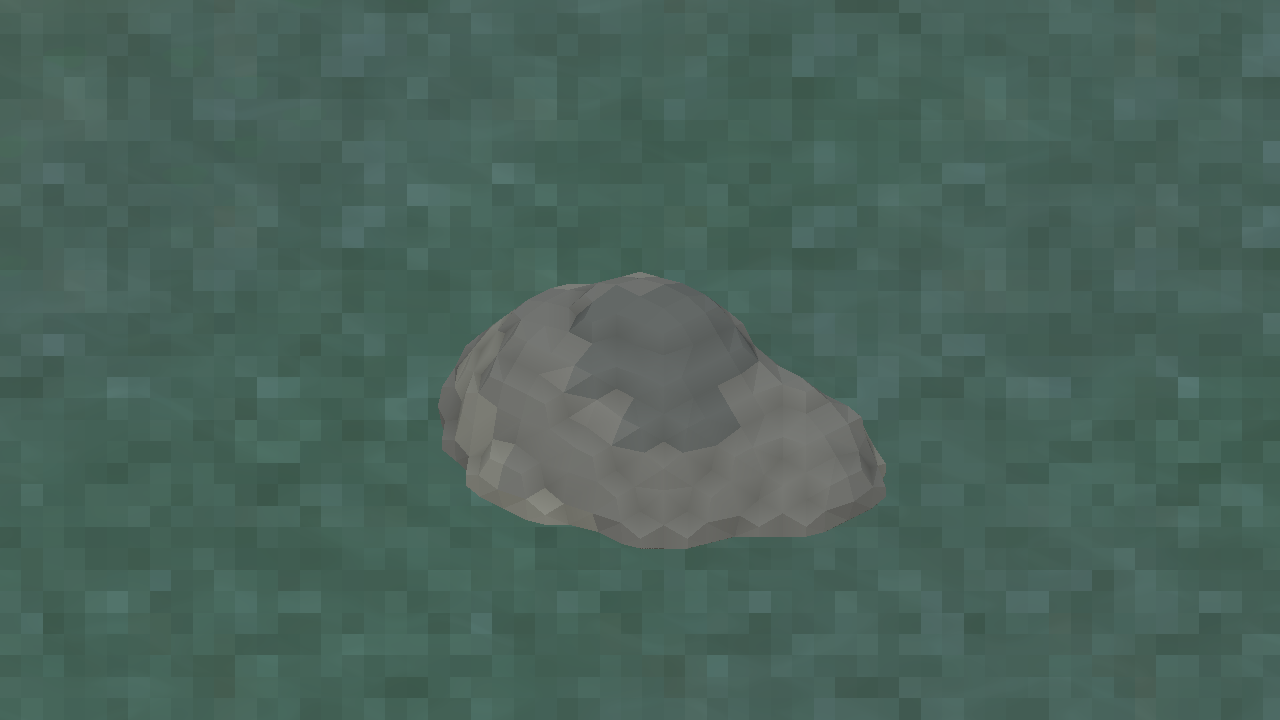 In-game view of Rock 01.