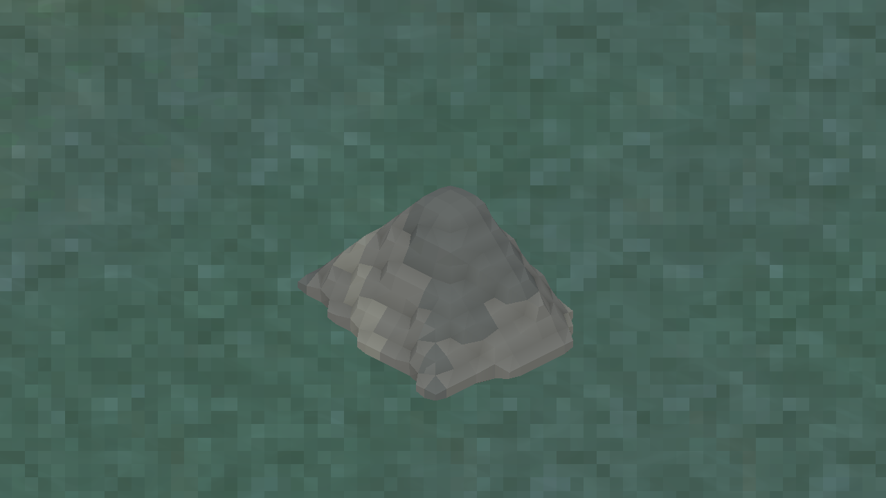 In-game view of Rock 02.