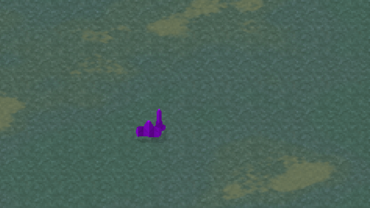 In-game view of Cluster crystal deposit.