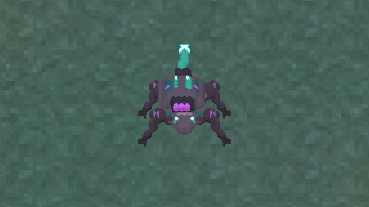 In-game view of Geodeback.