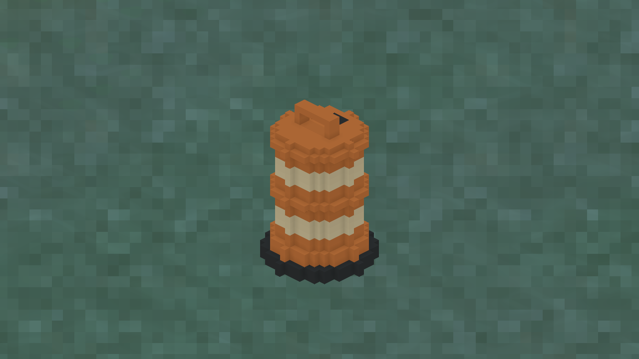 In-game view of Construction Barrel.